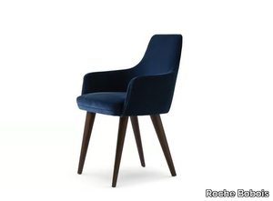 EDEN-ROCK - Upholstered fabric chair with armrests _ Roche Bobois