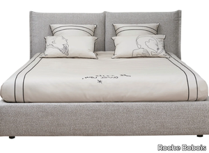 EN-TETE - Fabric double bed with upholstered headboard _ Roche Bobois