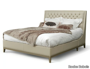 EPOQ 2 - Upholstered double bed with tufted headboard _ Roche Bobois