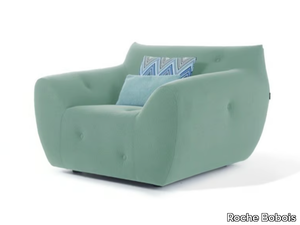 INFORMEL OUTDOOR - Fabric armchair with armrests _ Roche Bobois