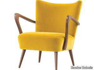 GREGOIRE - Fabric easy chair with armrests _ Roche Bobois