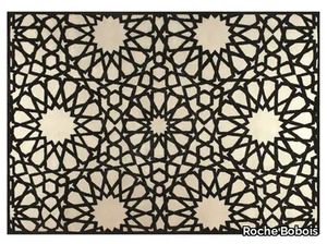 MOUCHARABIEH - Rectangular handmade rug with geometric shapes _ Roche Bobois