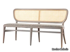 BRASSERIE - Beech bench with back _ Roche Bobois