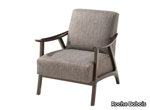 CHARLES - Fabric armchair with armrests _ Roche Bobois