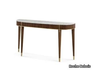 EDEN-ROCK - Demilune console table with drawers _ Roche Bobois