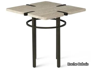 PASEO - Square marble side table _ Roche Bobois
