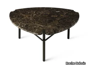 PASEO - Triangular marble coffee table _ Roche Bobois