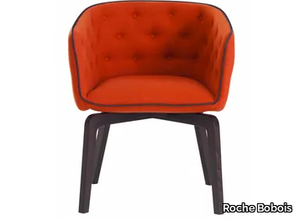 QUADRILLE - Tufted fabric easy chair _ Roche Bobois