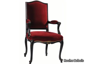 VOLUTES - Upholstered fabric chair with armrests _ Roche Bobois