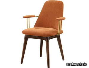 WINCH - Upholstered fabric chair with armrests _ Roche Bobois