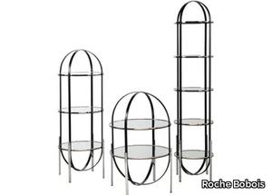 ZEPPELIN - Open freestanding glass bookcase _ Roche Bobois