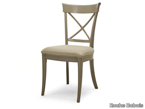 HAUTEVILLE - Beech chair with integrated cushion _ Roche Bobois