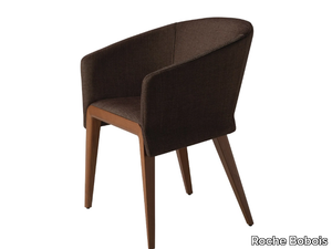 LAGONA - Upholstered fabric chair with armrests _ Roche Bobois