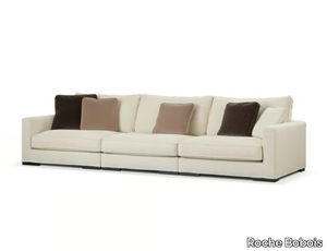 LONG ISLAND - 3 seater fabric sofa with removable cover _ Roche Bobois