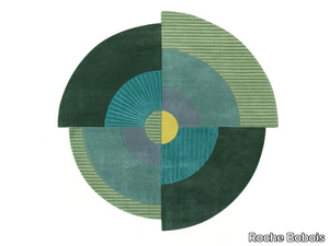 MERLIN - Round rug with geometric shapes _ Roche Bobois