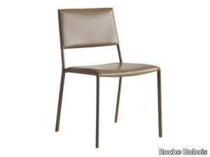MIKI - Leather chair open back _ Roche Bobois
