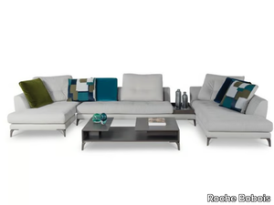 OCTOVA - Corner fabric sofa with chaise longue _ Roche Bobois