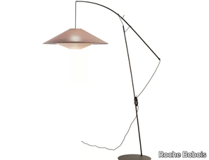 PEKIN OUTDOOR - LED metal and Batyline floor lamp _ Roche Bobois