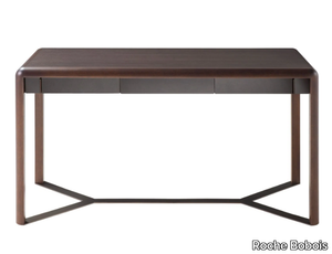 RIVE DROITE - Rectangular wooden writing desk with drawers _ Roche Bobois