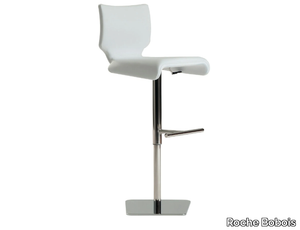 CHABADA UP & DOWN - High fabric stool height-adjustable with footrest _ Roche Bobois