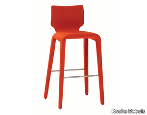 CHABADA - High fabric stool with footrest _ Roche Bobois