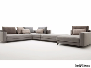 ROLF BENZ 007 NUVOLA - Corner fabric sofa _ Rolf Benz