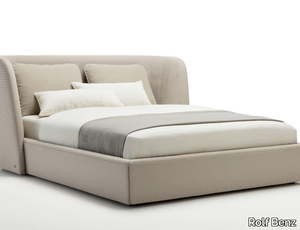 ROLF BENZ 1400 TONDO - Fabric double bed _ Rolf Benz