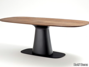 ROLF BENZ 8950 - Steel and wood table _ Rolf Benz