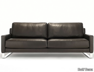 ROLF BENZ 011 EGO - Leather sofa _ Rolf Benz