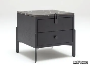 ROLF BENZ 914 - Square bedside table with drawers _ Rolf Benz