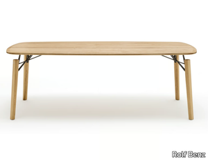 ROLF BENZ 964 - Rectangular wooden dining table _ Rolf Benz