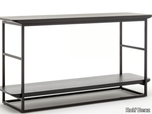 ROLF BENZ 987 - Rectangular wooden high side table _ Rolf Benz