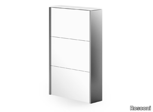 ATLANTIC - Wall mounted tempered glass shoe cabinet _ Rosconi