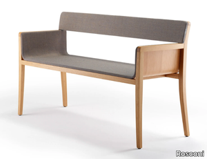 LI-LITH - Upholstered bench with back _ Rosconi