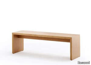 LIMES - Backless wood veneer bench seating _ Rosconi