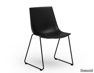 BLAQ 469 - Sled base plastic chair _ Rosconi