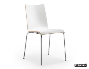 ATICON - Stackable wood veneer chair _ Rosconi