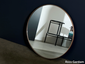 NOON - Round framed wall-mounted mirror _ Ross Gardam