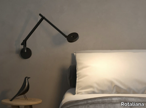 STRING MINI - LED aluminium wall lamp with swing arm _ Rotaliana