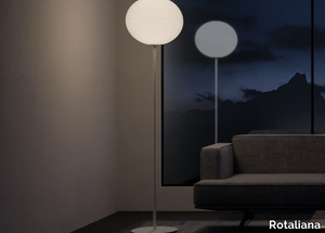 FLOW GLASS - LED blown glass floor lamp _ Rotaliana