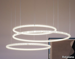 SQUIGGLE - LED aluminium pendant lamp _ Rotaliana