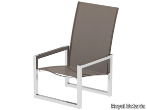 NINIX - Recliner Batyline® deck chair with armrests _ Royal Botania