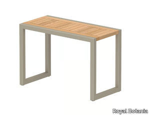 NINIX LOUNGE - Rectangular teak garden side table _ Royal Botania