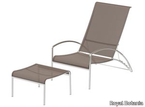 QT - Recliner Batyline® deck chair with armrests _ Royal Botania