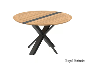 TRAVERSE - Folding round garden table _ Royal Botania