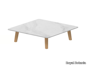 MAMBO LOUNGE - Square ceramic garden side table _ Royal Botania