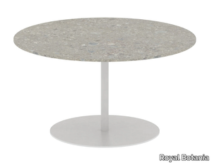 BUTLER - Round ceramic high side table _ Royal Botania