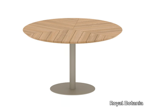 BUTLER - Round teak garden table _ Royal Botania