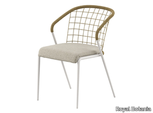 FENSI - Aluminium garden chair with armrests _ Royal Botania