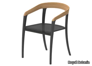 JIVE - Aluminium, Batyline® and teak garden chair _ Royal Botania